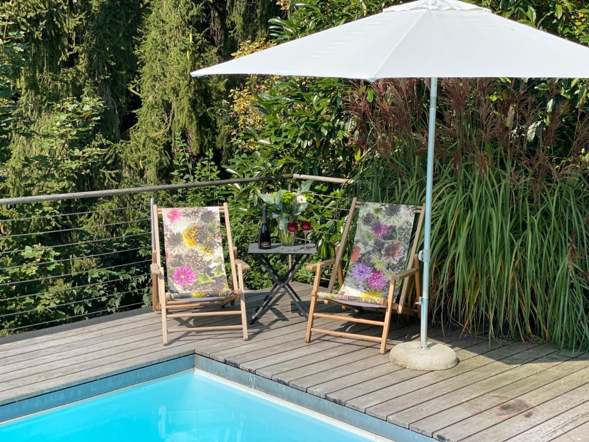 Landhaus Am Plattenbichl - Luxus Apartment Mit Privat-Pool Und Sauna - Im Sommer Bergbahn Inklusive Oberstdorf Eksteriør billede