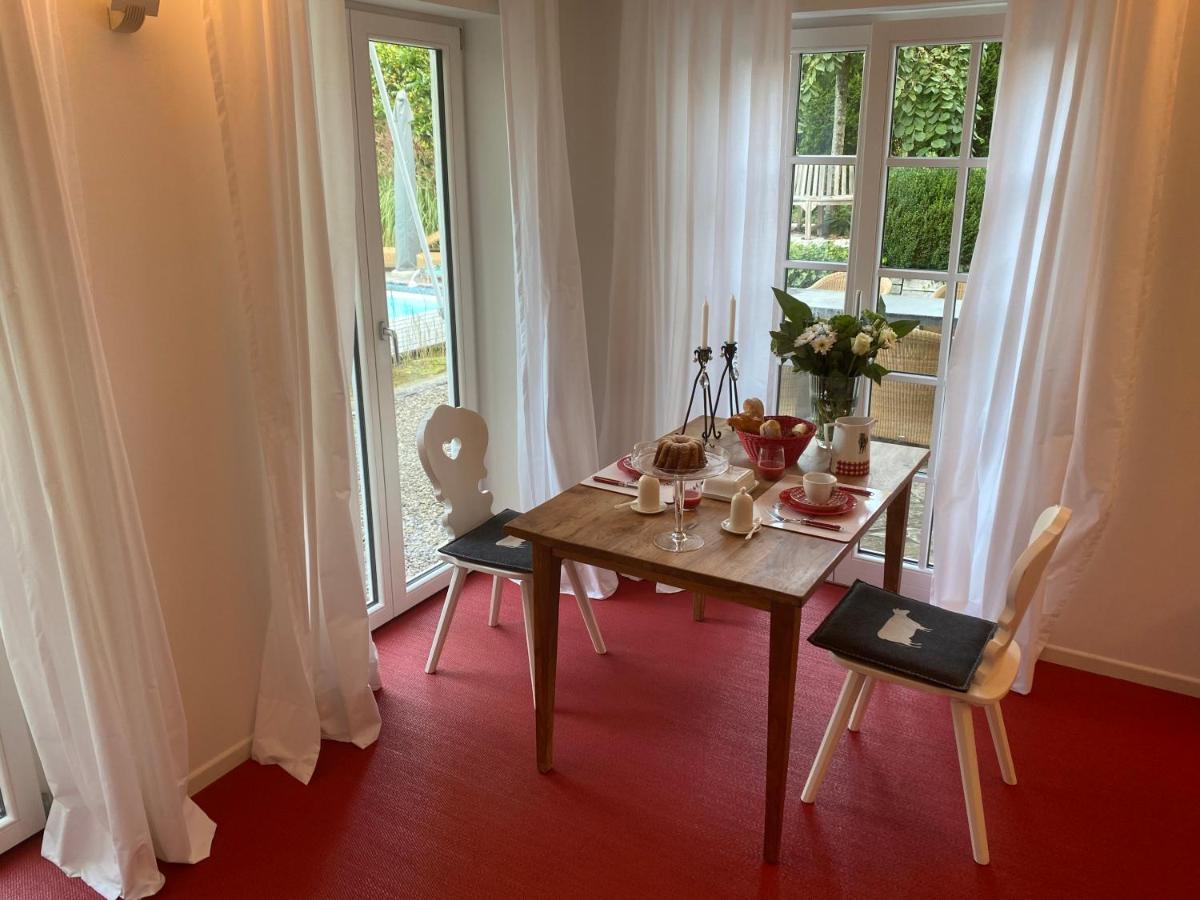 Landhaus Am Plattenbichl - Luxus Apartment Mit Privat-Pool Und Sauna - Im Sommer Bergbahn Inklusive Oberstdorf Eksteriør billede