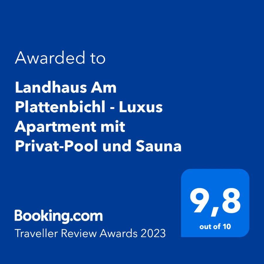 Landhaus Am Plattenbichl - Luxus Apartment Mit Privat-Pool Und Sauna - Im Sommer Bergbahn Inklusive Oberstdorf Eksteriør billede